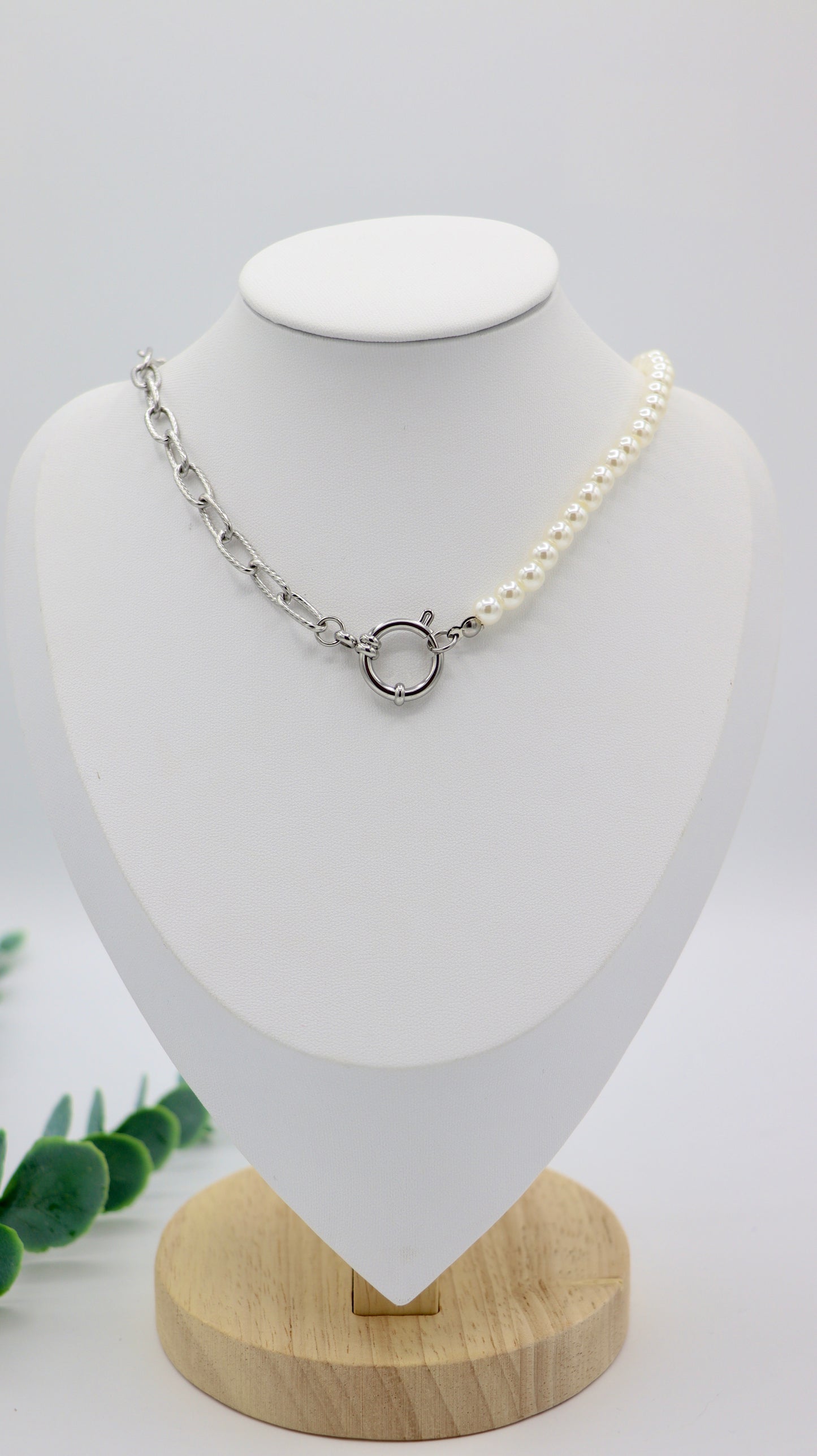 Eloïse argenté - collier personnalisable