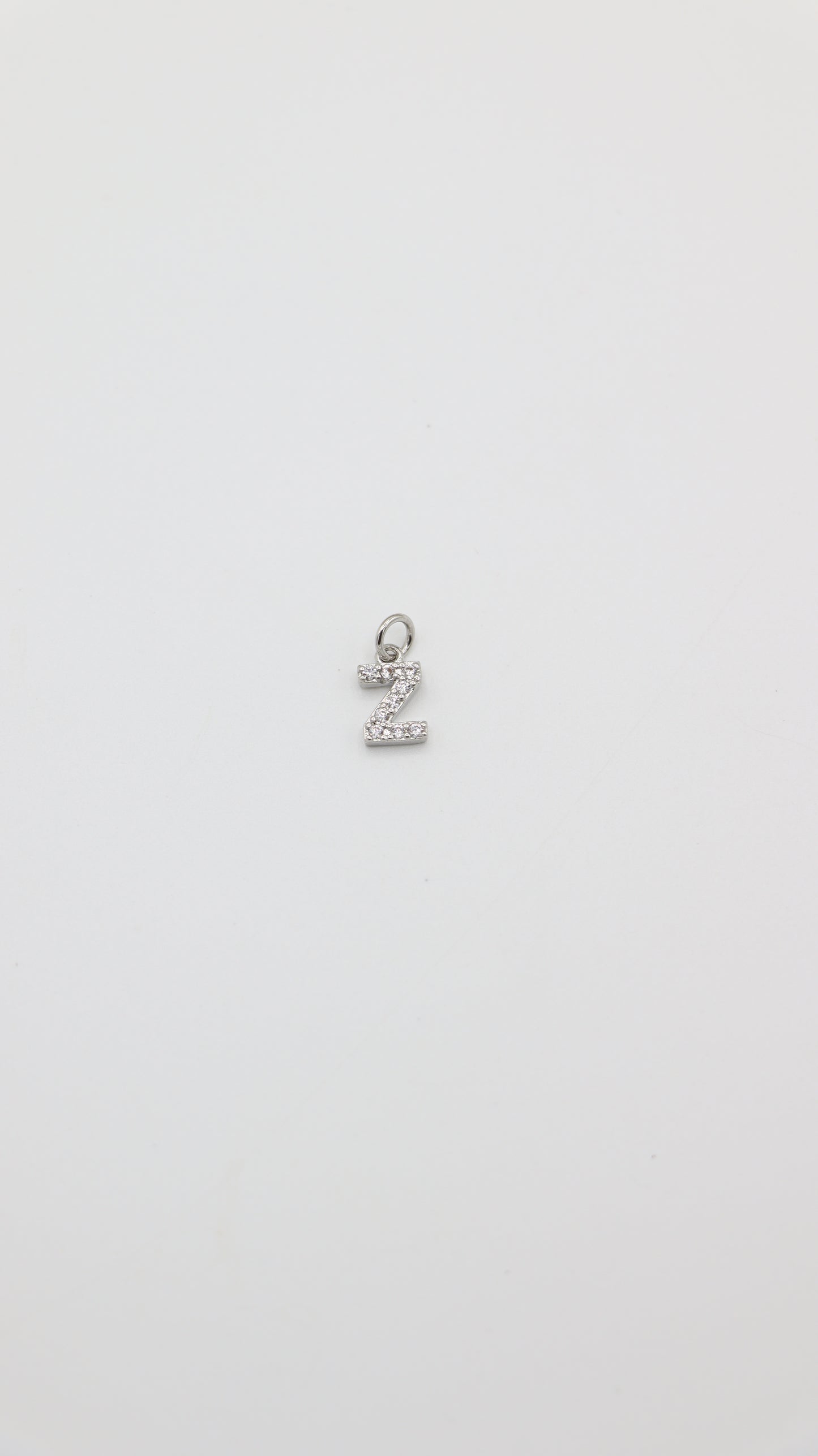 Charms lettres en strass