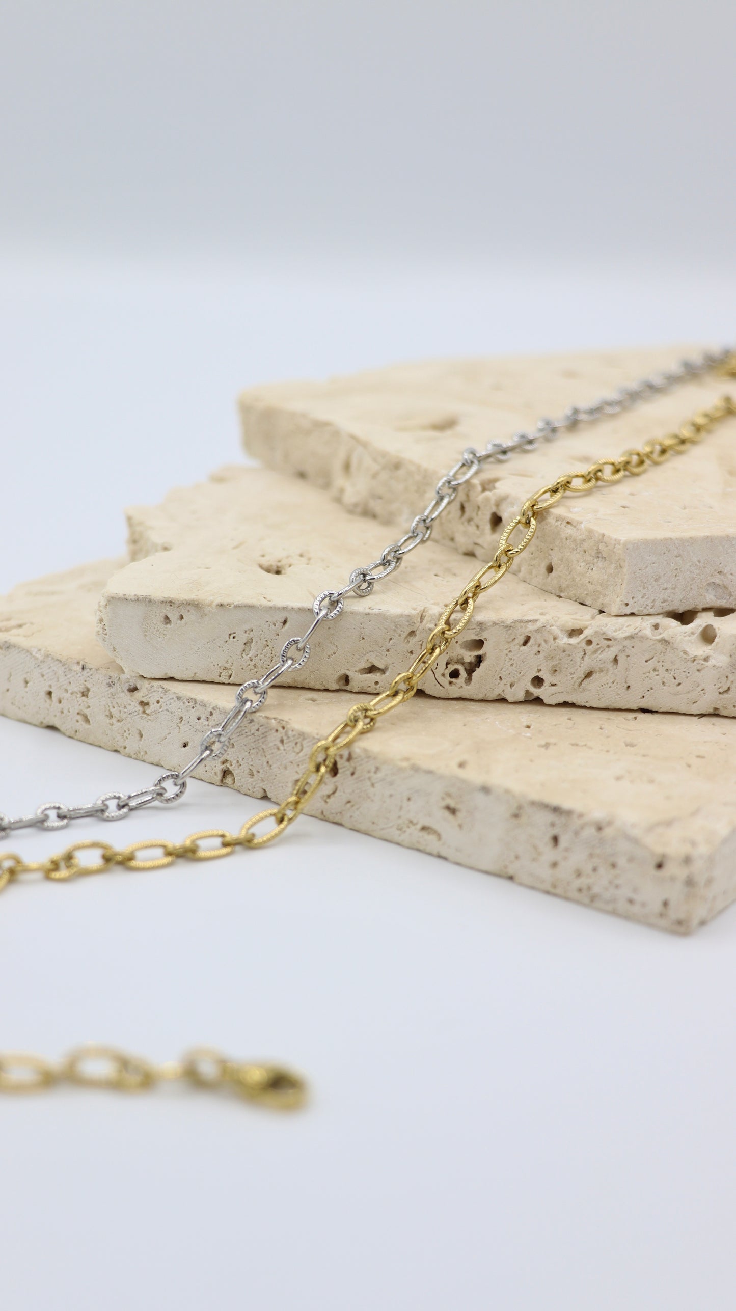 Baptiste - chaine personnalisable dorée