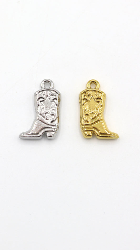 Charms Santiag dorés et argentés