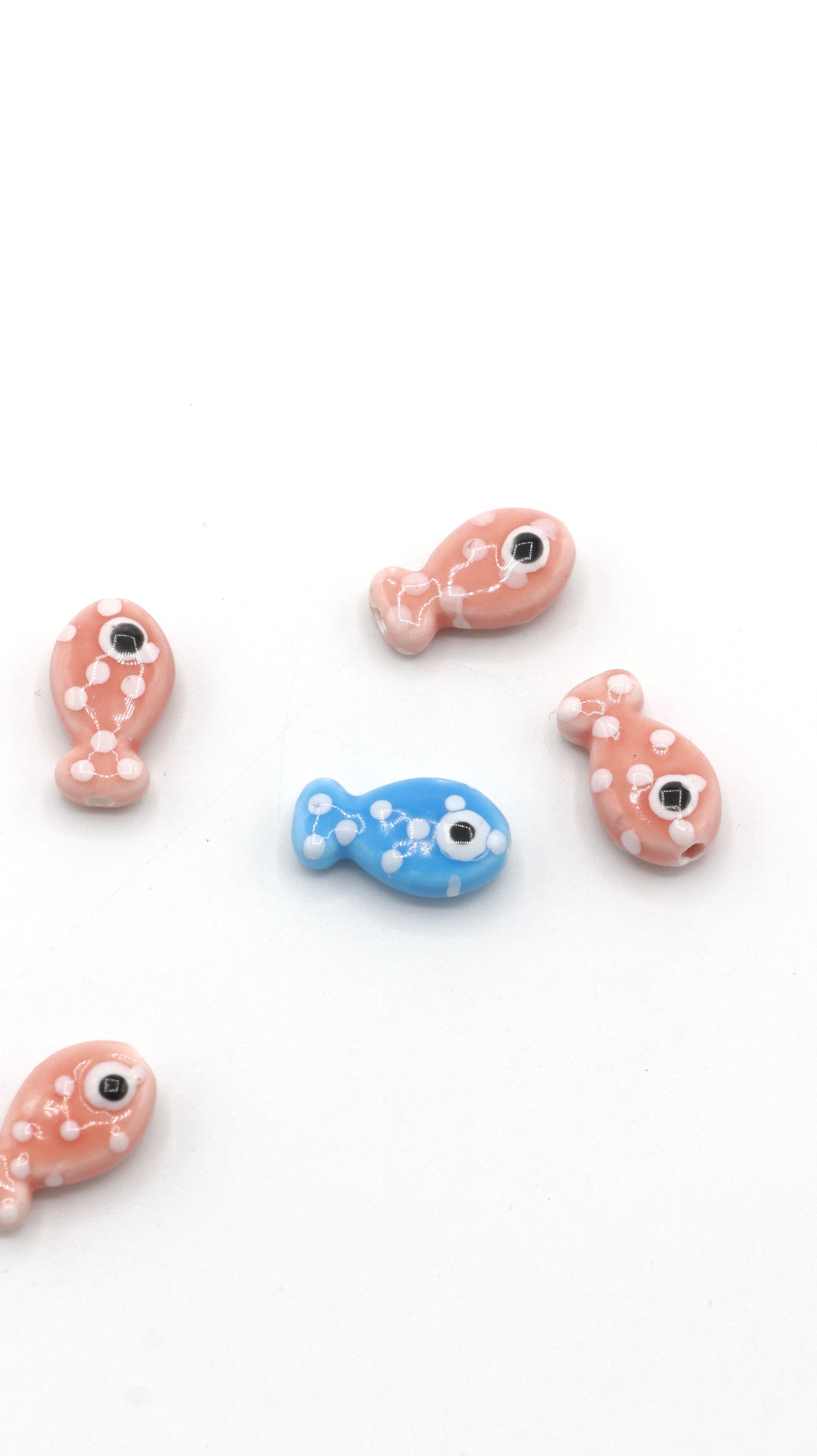 Charms poisson en céramique