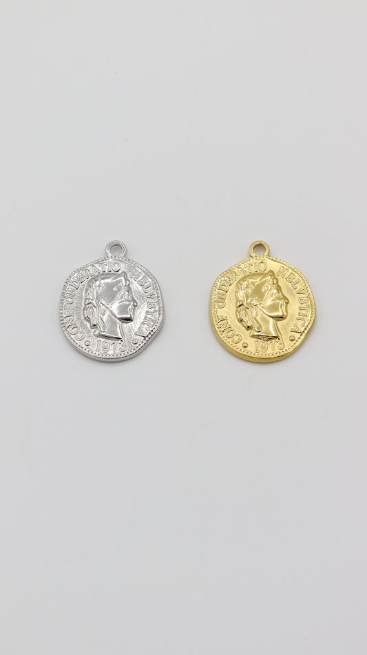 Médaillon Pièce de Monnaie