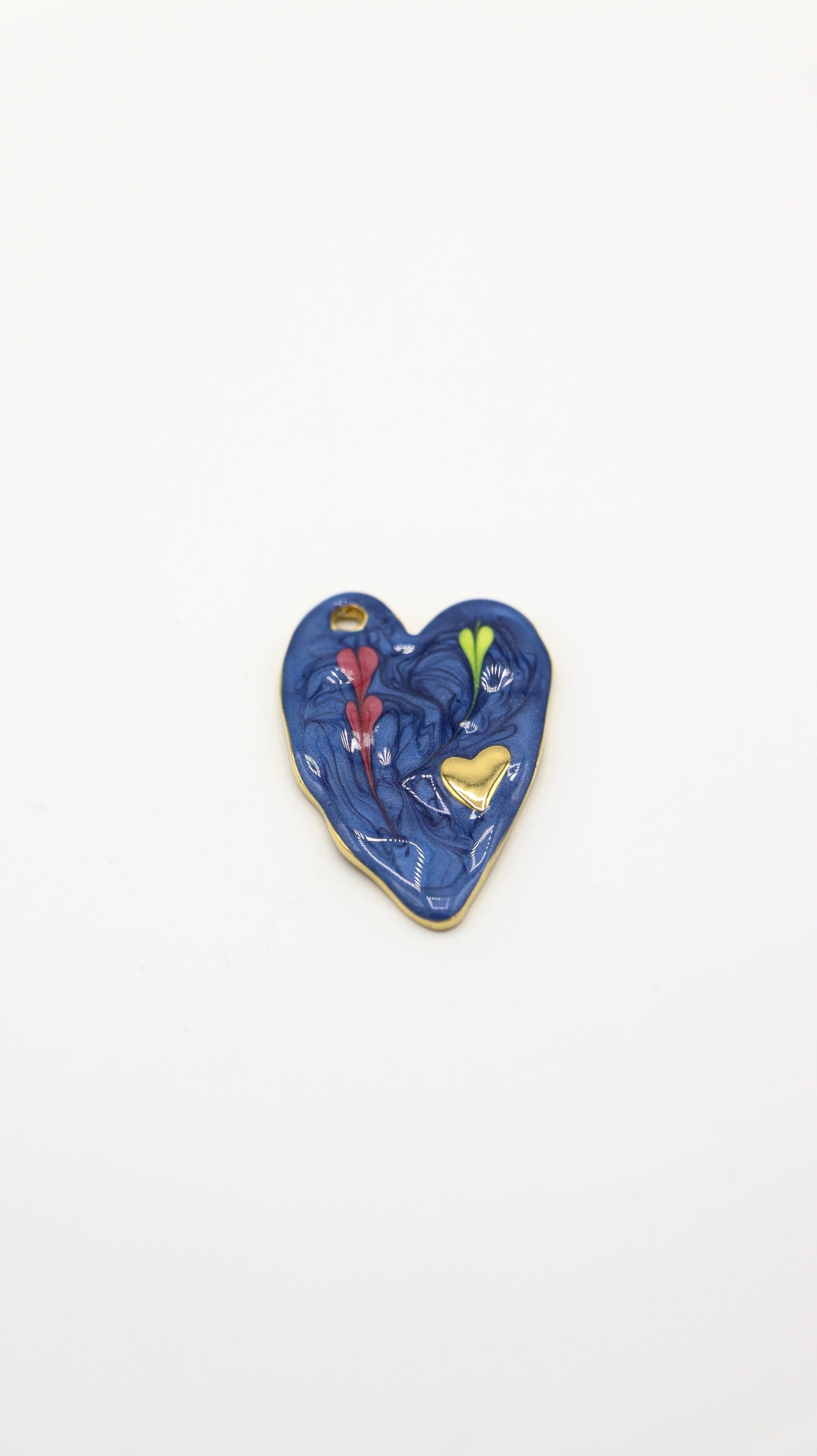 Charms / Pendentifs Cœurs Colorés