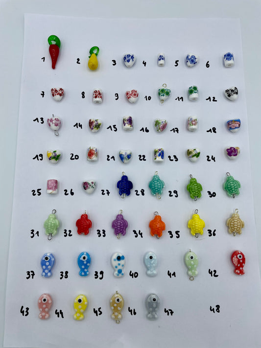 Charms en céramique