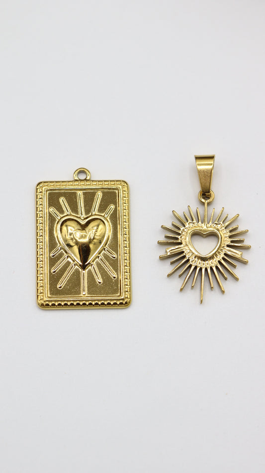 Charms coeur sacré